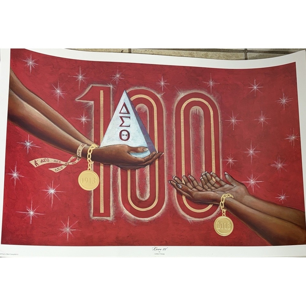 "Delta 100" Or "Love 22" By Gilbert Youngfrom An Original Painting